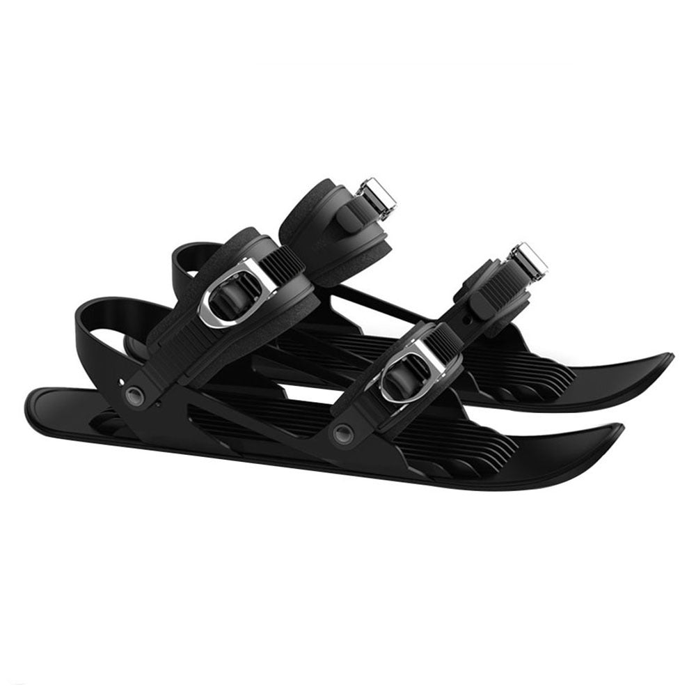 KAZIVAL Mini-Ski Skates – Verstellbare Kurzski für Winterschuhe
