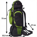 KAZIVAL 75L Trekkingrucksack – Wasserdichter Outdoor Rucksack für Camping & Wandern